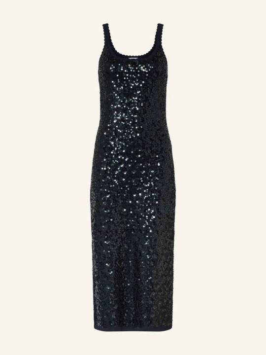 Zdjęcie produktu Claudie Pierlot Sukienka Z Dzianiny Z Cekinami blau GRANATOWY