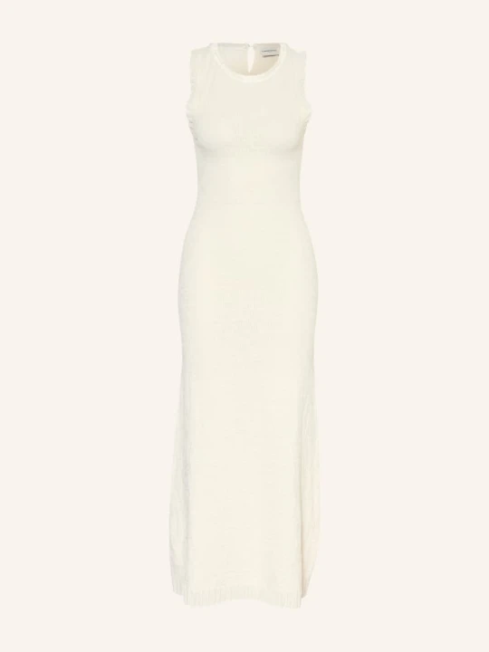 Zdjęcie produktu Claudie Pierlot Sukienka Z Dzianiny Z Falbanami weiss ECRU