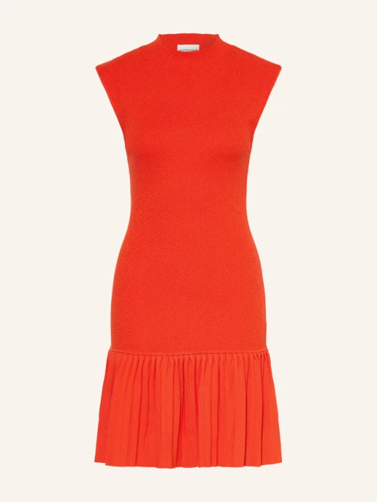 Zdjęcie produktu Claudie Pierlot Sukienka Z Dzianiny Z Plisami orange CZERWONY