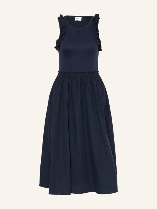 Zdjęcie produktu Claudie Pierlot Sukienka Z Mieszanki Materiałów Z Falbanami blau GRANATOWY
