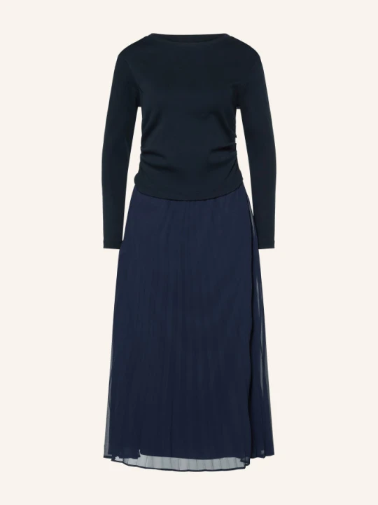 Zdjęcie produktu Claudie Pierlot Sukienka Z Mieszanki Materiałów Z Plisami blau GRANATOWY