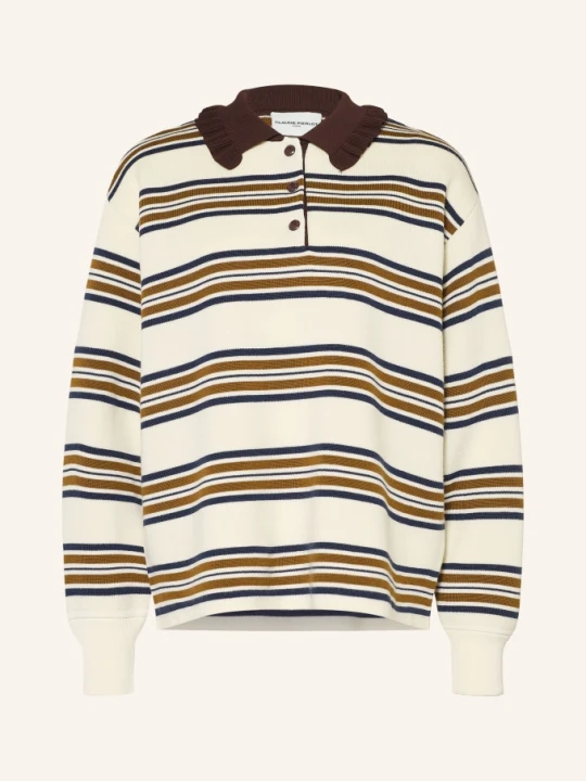 Zdjęcie produktu Claudie Pierlot Sweter Z Falbankami beige