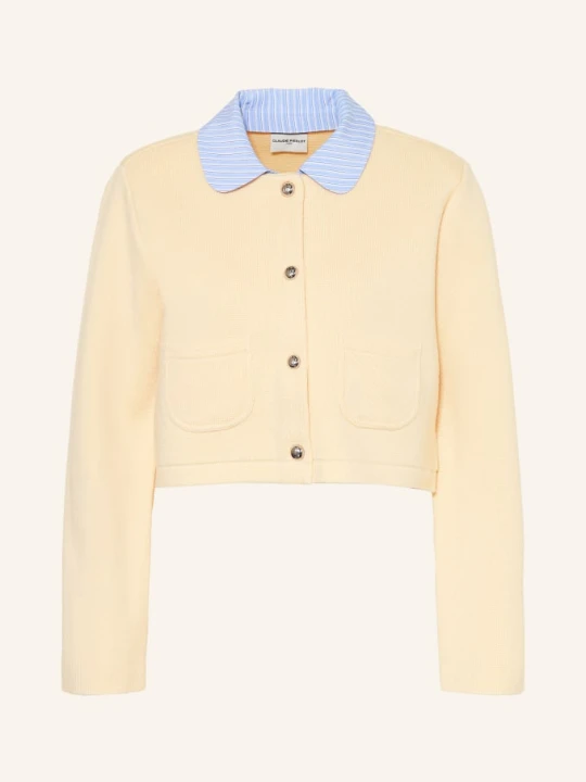 Zdjęcie produktu Claudie Pierlot Sweter Z Odpinanym Kołnierzem weiss biały