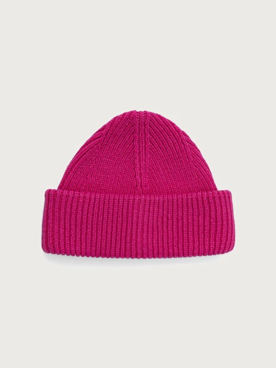 Zdjęcie produktu Cloimh czapka beanie damska wełniana różowy