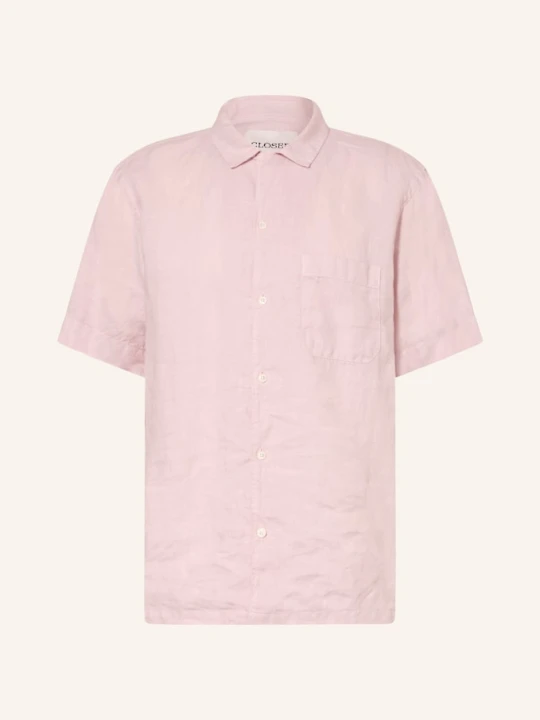 Zdjęcie produktu Closed Koszula Z Krótkim Rękawem Comfort Fit Z Lnu rosa JASNORÓŻOWY
