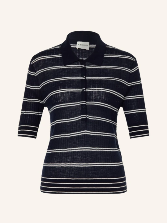 Zdjęcie produktu Closed Koszulka Polo Z Dzianiny blau
