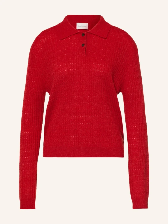 Zdjęcie produktu Closed Koszulka Polo Z Dzianiny rot CZERWONY