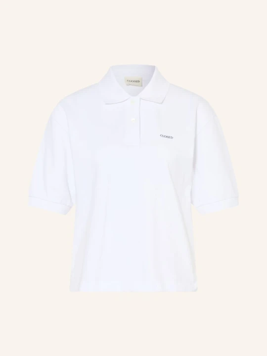 Zdjęcie produktu Closed Koszulka Polo Z Tkaniny Piqué weiss BIAŁY
