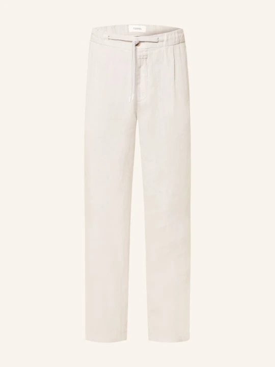 Zdjęcie produktu Closed Spodnie Z Lnu Vigo Tapered W Stylu Dresowym Regular Fit beige