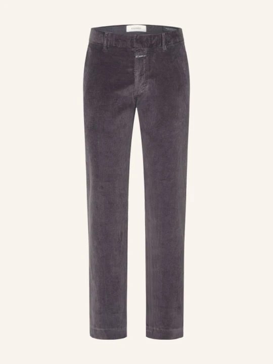 Zdjęcie produktu Closed Spodnie Z Sztruksu Clifton Slim Fit grau