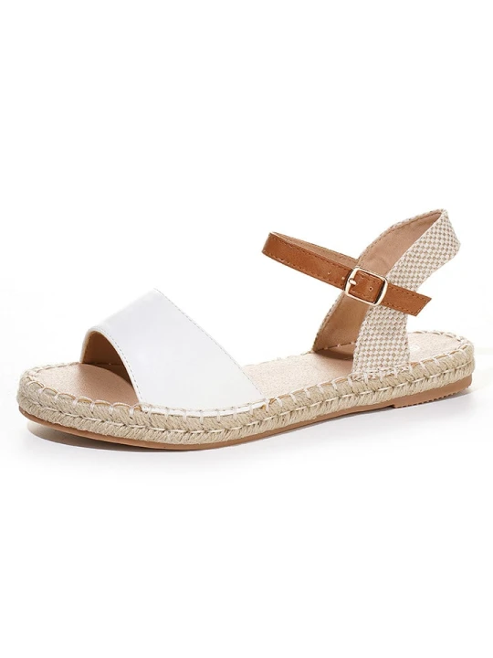 Zdjęcie produktu C'M Espadryle w kolorze biało-jasnobrązowym rozmiar: 38