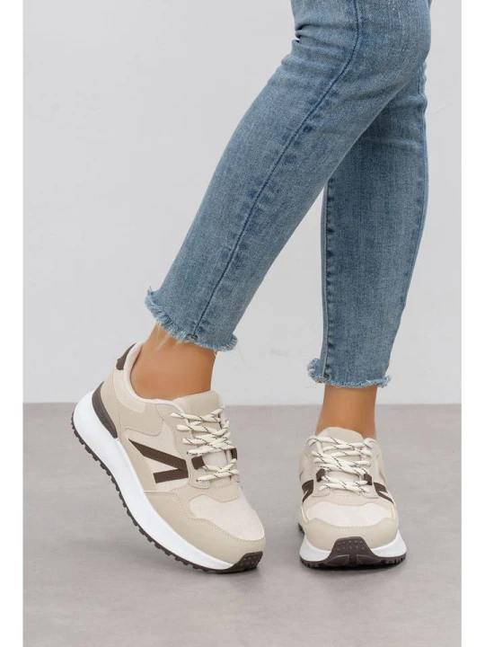 Zdjęcie produktu C'M Sneakersy w kolorze beżowym rozmiar: 39