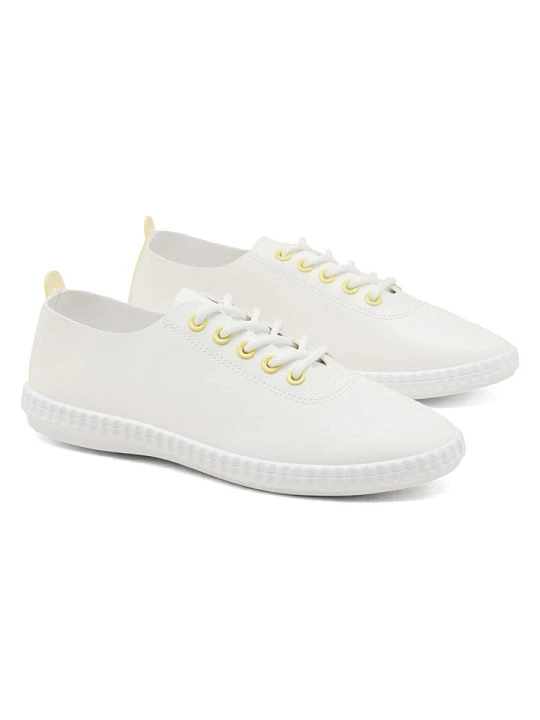 Zdjęcie produktu C'M Sneakersy w kolorze biało-żółtym rozmiar: 36