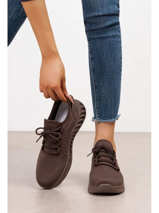 Zdjęcie produktu C'M Sneakersy w kolorze fioletowo-brązowym rozmiar: 40