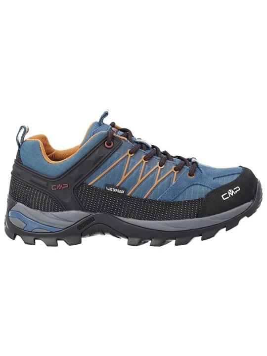 Zdjęcie produktu cmp Buty trekkingowe "Rigel" w kolorze niebiesko-pomarańczowym rozmiar: 41