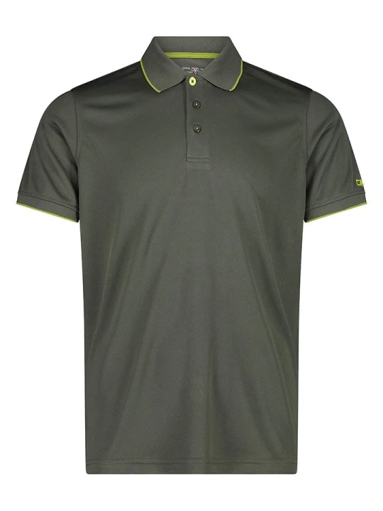Zdjęcie produktu cmp Funkcyjna koszulka polo w kolorze khaki rozmiar: 46