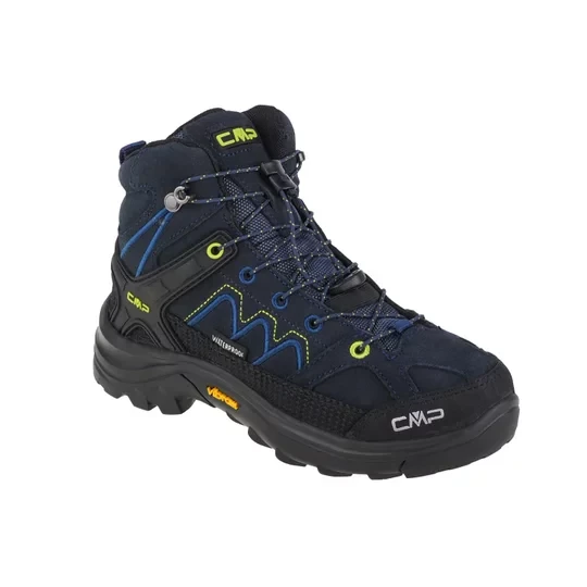 Zdjęcie produktu CMP Moon Mid WP Kids 31Q4794-N950, Dla chłopca, Granatowe, buty trekkingowe, skóra zamszowa, rozmiar: 30