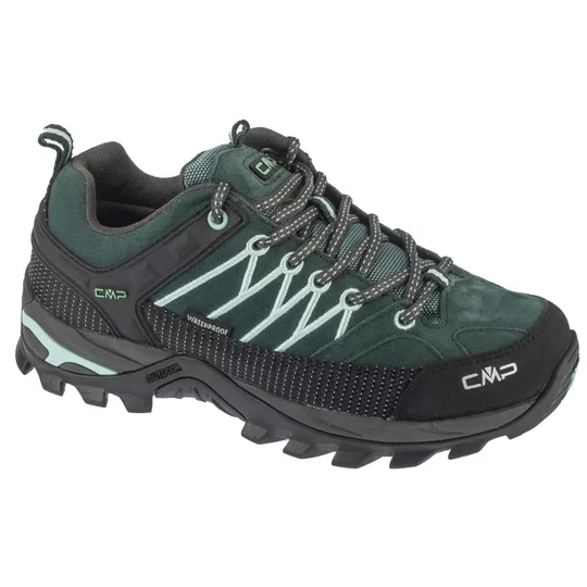 Zdjęcie produktu CMP Rigel Low Wmn WP 3Q13246-01FU, Damskie, Zielone, buty trekkingowe, skóra zamszowa, rozmiar: 37