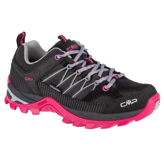 Zdjęcie produktu CMP Rigel Low Wmn WP 3Q54456-39UR, Damskie, Czarne, buty trekkingowe, skóra zamszowa, rozmiar: 37