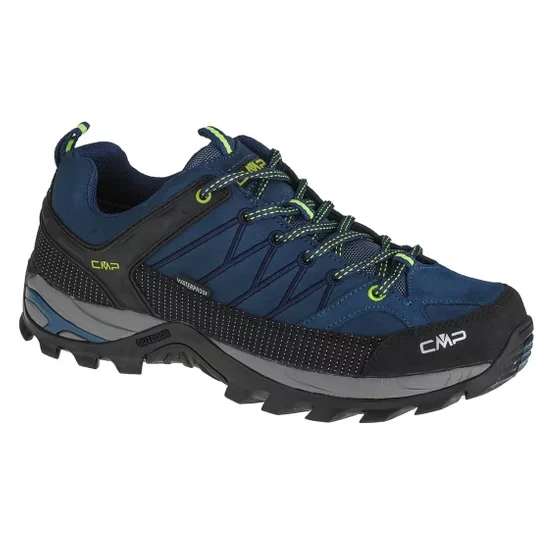 Zdjęcie produktu CMP Rigel Low WP 3Q13247-08MF, Męskie, Niebieskie, buty trekkingowe, skóra zamszowa, rozmiar: 41