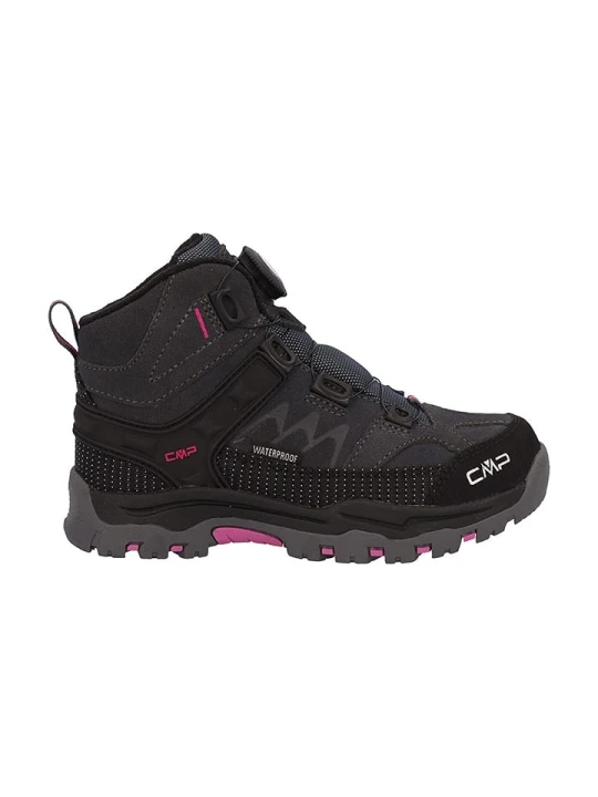 Zdjęcie produktu cmp Skorzane buty trekkingowe "Kiruna" w kolorze czarno-różowym rozmiar: 39