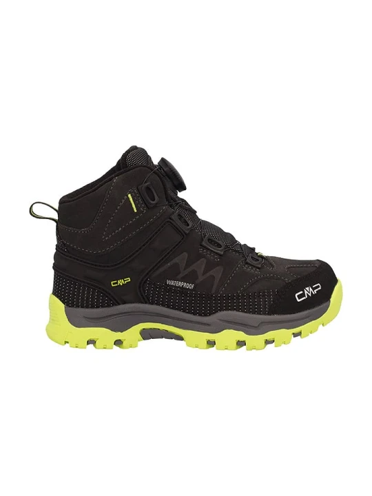 Zdjęcie produktu cmp Skórzane buty trekkingowe "Kiruna" w kolorze czarno-żółtym rozmiar: 34