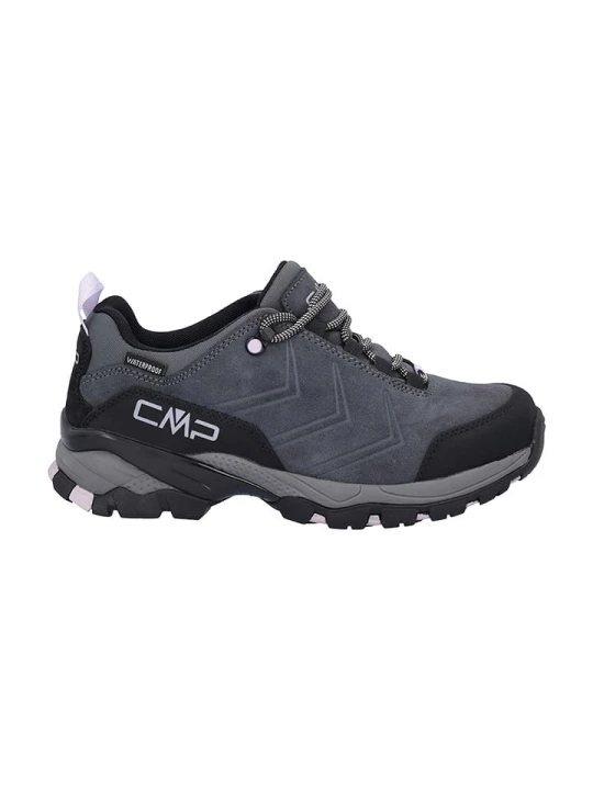 Zdjęcie produktu cmp Skórzane buty trekkingowe "Melnick" w kolorze szaro-czarnym rozmiar: 39