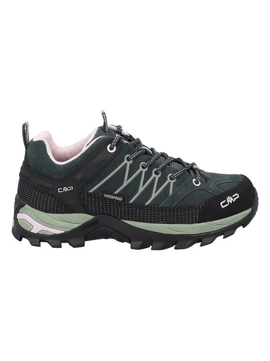 Zdjęcie produktu CMP Skórzane buty trekkingowe "Rigel Low" w kolorze zielonym rozmiar: 41