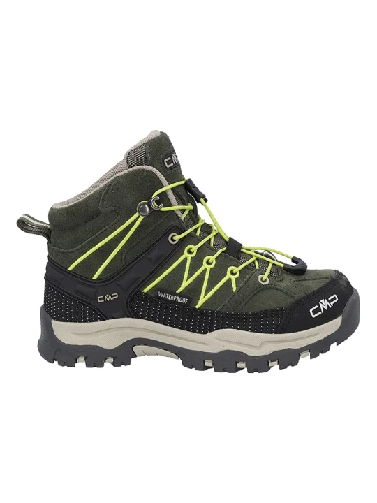 Zdjęcie produktu CMP Skórzane buty trekkingowe "Rigel Mid" w kolorze khaki rozmiar: 40