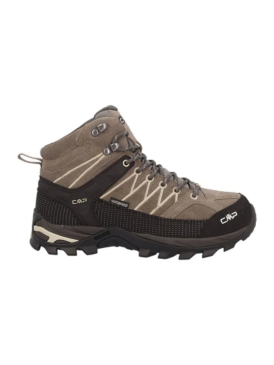 Zdjęcie produktu cmp Skórzane buty trekkingowe "Rigel" w kolorze jasnobrązowo-czarnym rozmiar: 36