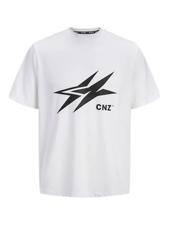 Zdjęcie produktu Jack & Jones Koszulka sportowa "Amsterdam" w kolorze białym rozmiar: M