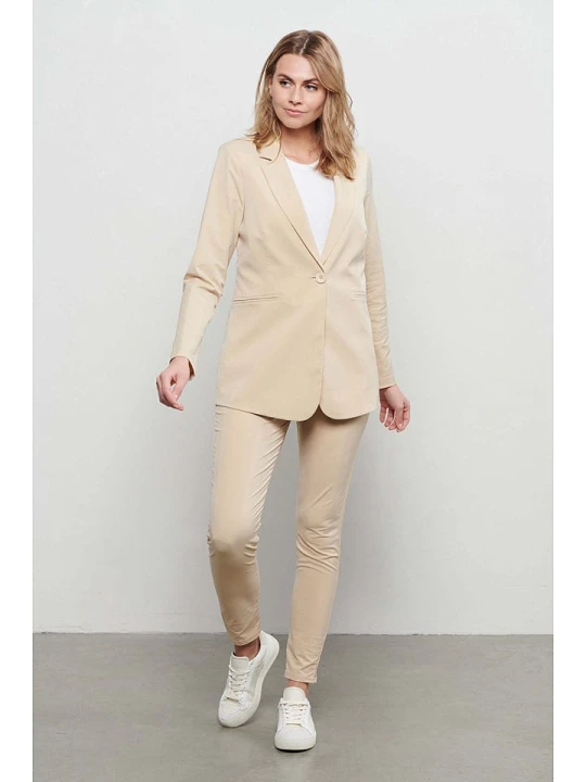 Zdjęcie produktu &Co Woman Blezer "Philana" w kolorze beżowym rozmiar: L