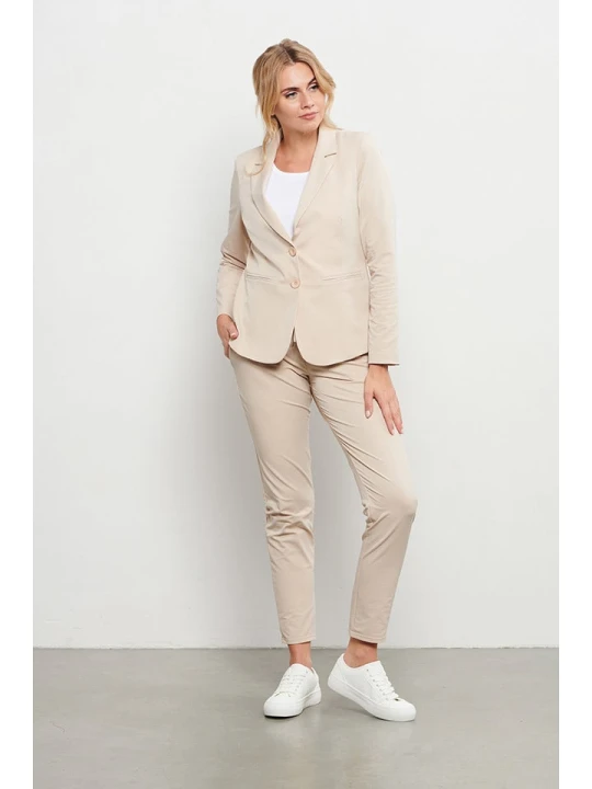 Zdjęcie produktu &Co Woman Blezer "Phileine" w kolorze beżowym rozmiar: XXL