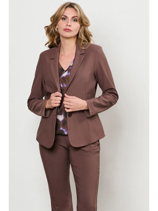 Zdjęcie produktu &Co Woman Blezer "Phileine" w kolorze brązowym rozmiar: XXL