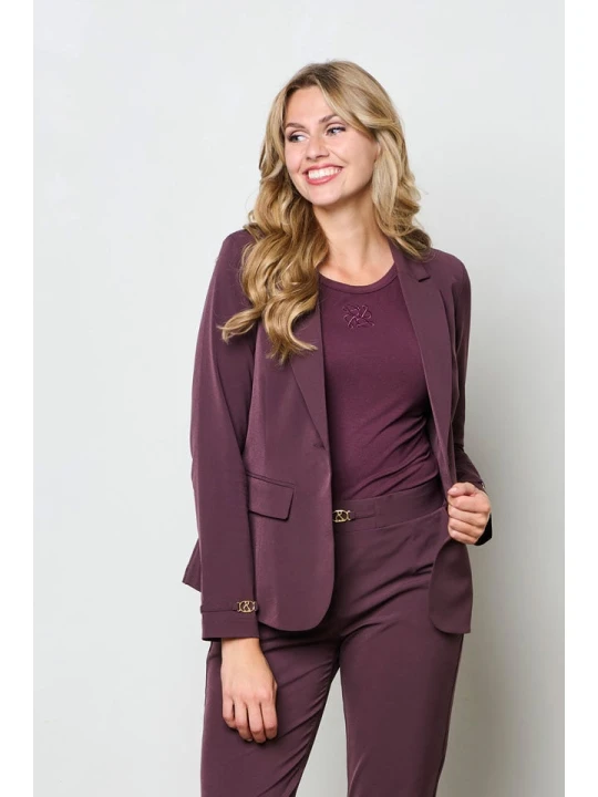 Zdjęcie produktu &Co Woman Blezer "Presley" w kolorze fioletowym rozmiar: S