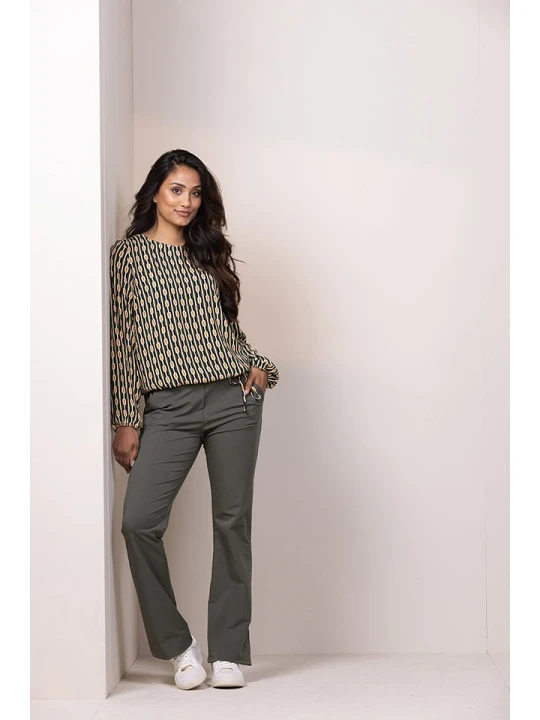 Zdjęcie produktu &Co Woman Bluzka "Alexandra" w kolorze żółto-czarnym rozmiar: M