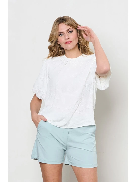 Zdjęcie produktu &Co Woman Bluzka "Essie" w kolorze białym rozmiar: 3XL
