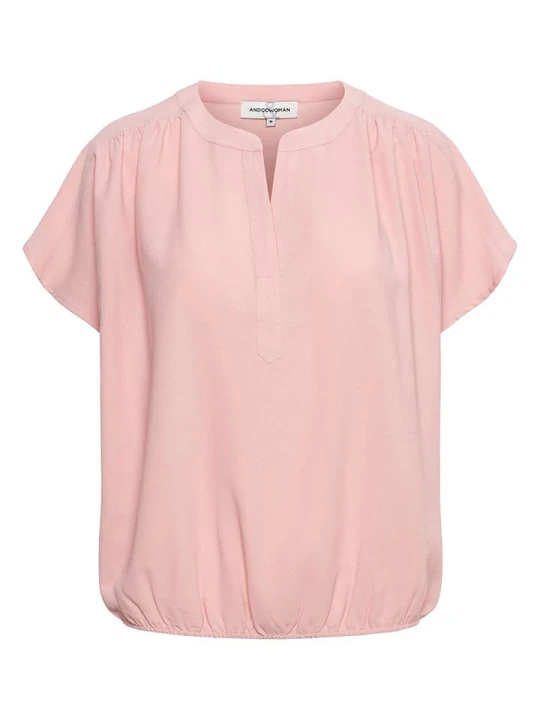 Zdjęcie produktu &Co Woman Bluzka "Nola" w kolorze jasnoróżowym rozmiar: XL