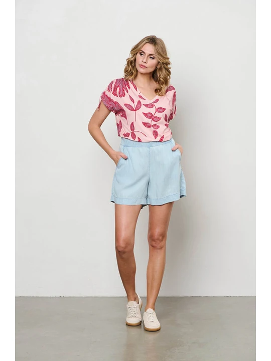 Zdjęcie produktu &Co Woman Bluzka "Viana" w kolorze jasnoróżowym rozmiar: XL