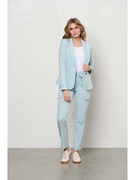 Zdjęcie produktu &Co Woman Bojówki "Pricilla" w kolorze błękitnym rozmiar: XXL