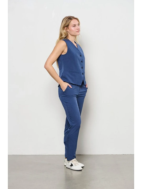 Zdjęcie produktu &Co Woman Kamizelka "Priya" w kolorze granatowym rozmiar: M