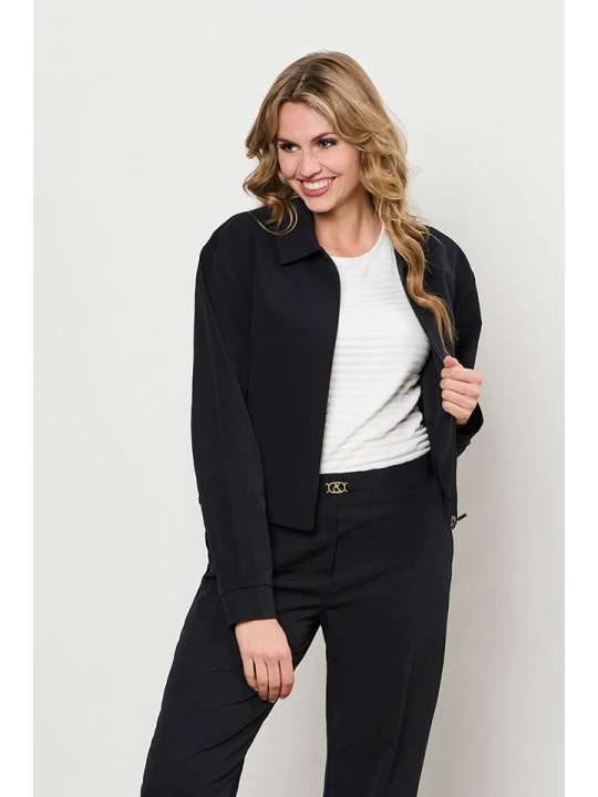 Zdjęcie produktu &Co Woman Kurtka "Paloma" w kolorze czarnym rozmiar: M