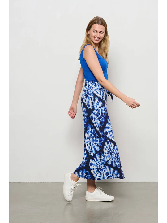 Zdjęcie produktu &Co Woman Spódnica "Lisette" w kolorze granatowo-niebieskim rozmiar: M