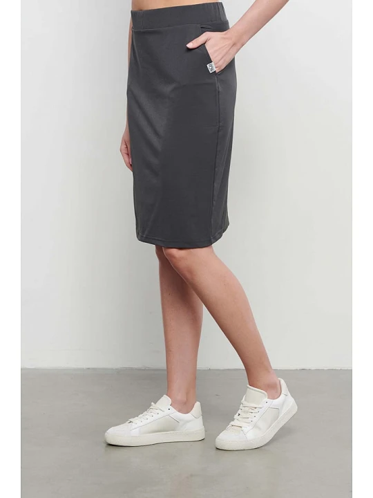 Zdjęcie produktu &Co Woman Spódnica "Pilar" w kolorze antracytowym rozmiar: S