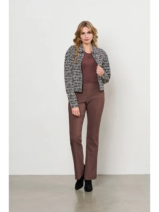 Zdjęcie produktu &Co Woman Spodnie "Pacey" w kolorze brązowym rozmiar: XS