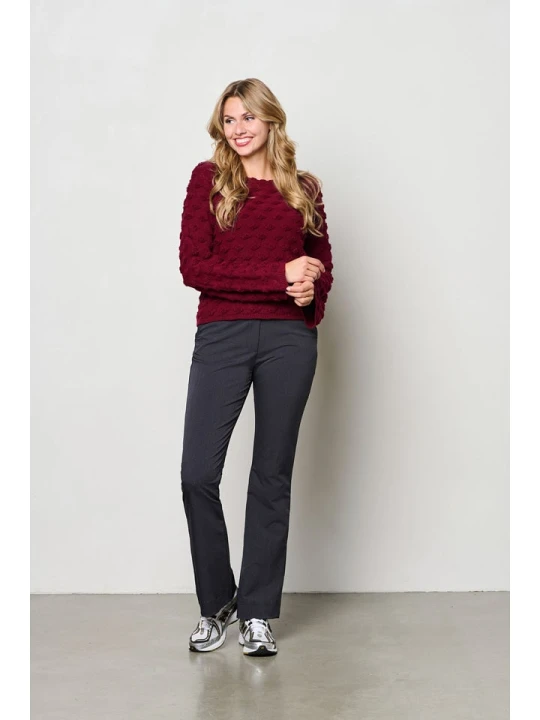 Zdjęcie produktu &Co Woman Spodnie "Penelope" w kolorze antracytowym rozmiar: XXL