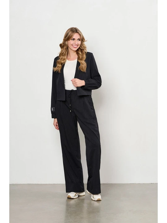 Zdjęcie produktu &Co Woman Spodnie "Perfaite" w kolorze czarnym rozmiar: S