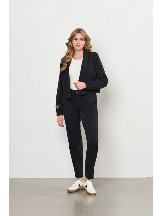 Zdjęcie produktu &Co Woman Spodnie "Pola" w kolorze czarnym rozmiar: M
