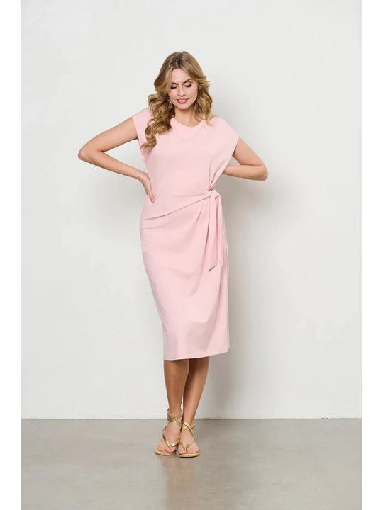 Zdjęcie produktu &Co Woman Sukienka "Lizzy" w kolorze jasnoróżowym rozmiar: L