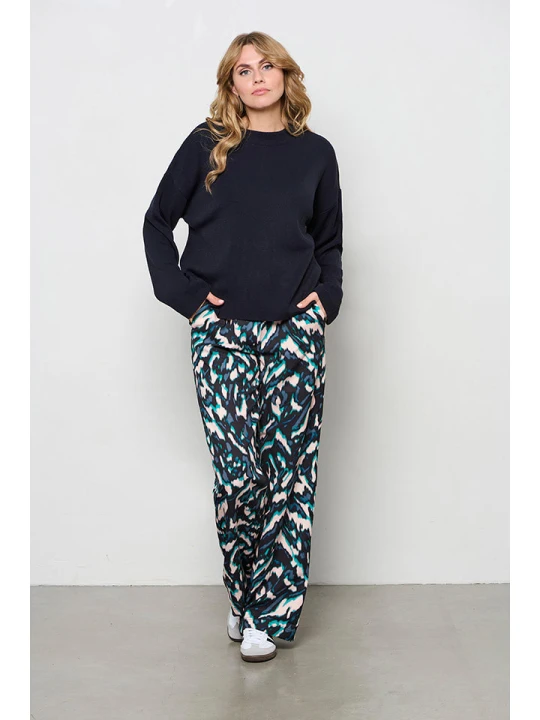 Zdjęcie produktu &Co Woman Sweter w kolorze granatowym rozmiar: L